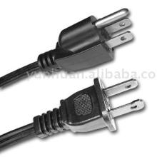 Cable de alimentación y enchufe de los E.e.u.u. American cable de tipo